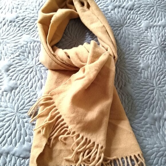 vintage y2k merino wool cashmere long knit scarf NWOT - Picture 1 of 5